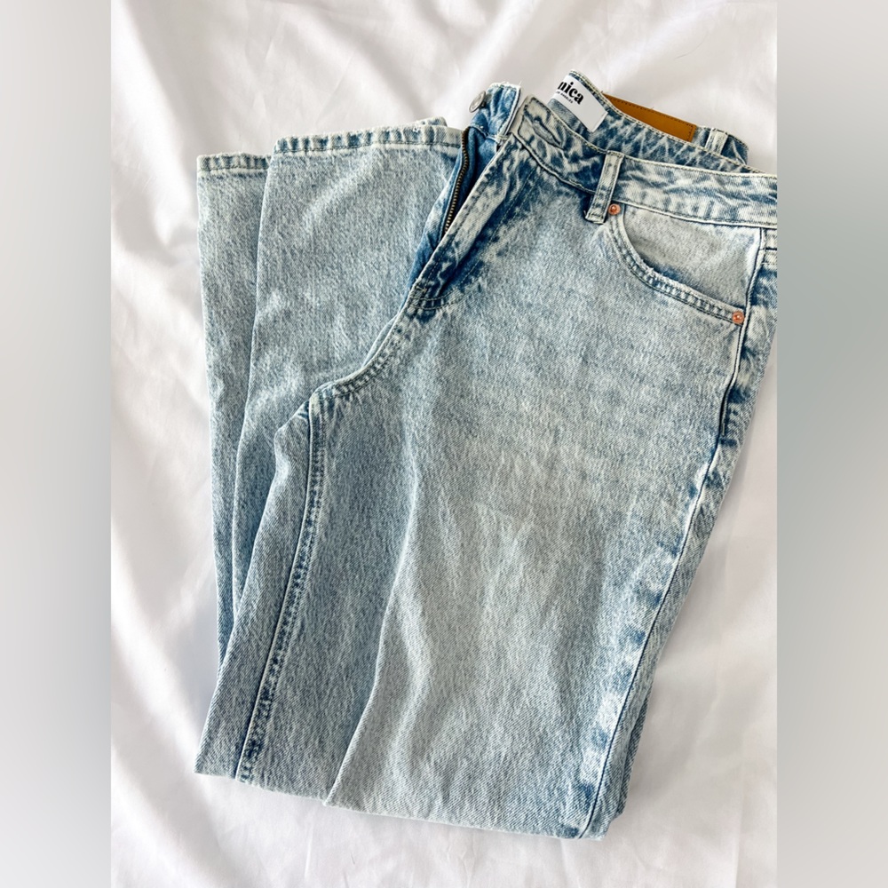 Mica Light Blue Distressed Denim